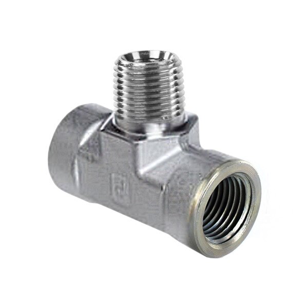 MMS04 Male Branch TEE, 1/4" 6000 PSI Parker Hannifin Pipe Fittings